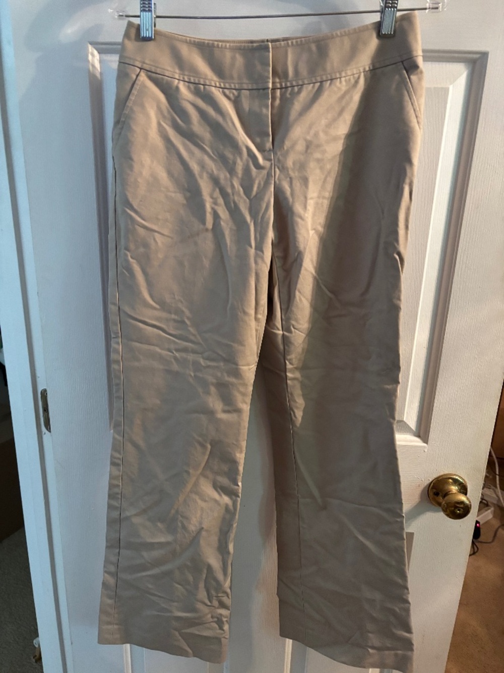 Haolgen Taylor Fit Beige Dress Pants w/Four Pockets Size 4